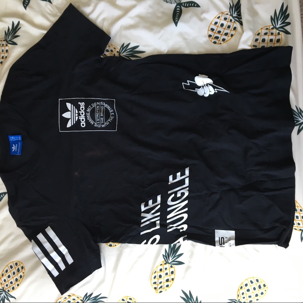adidas black top